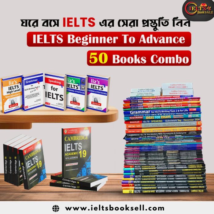 IELTS Book Combo Package 50 (2024-2025 Latest Edition)