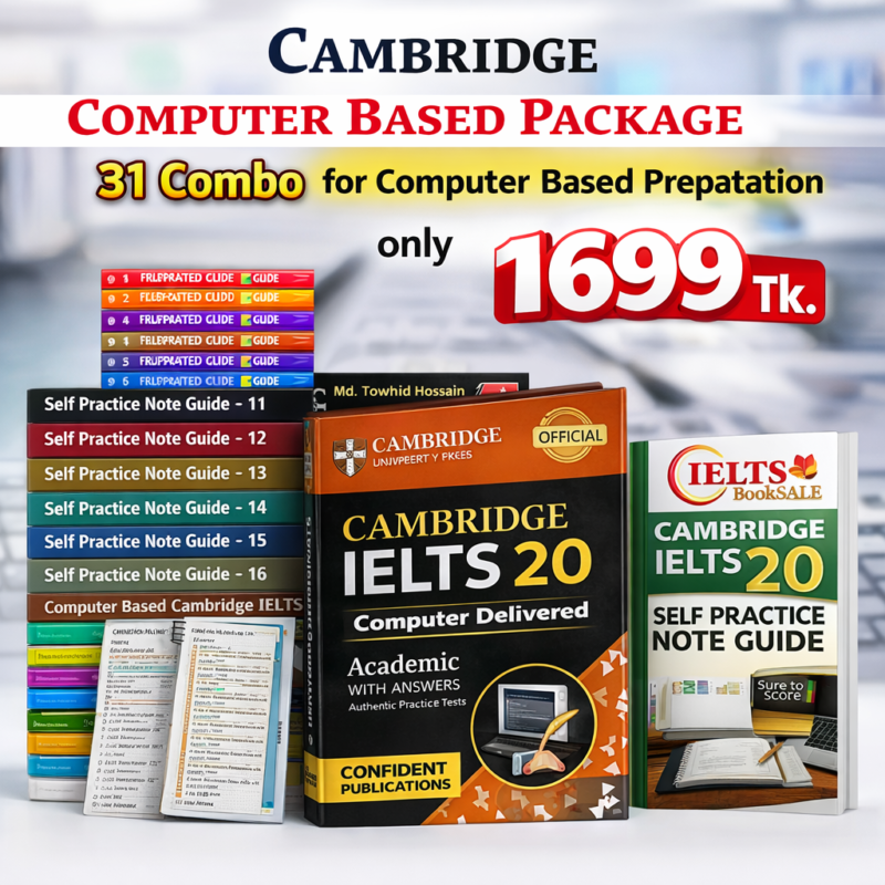 Latest Updated Cambridge Computer Based IELTS 31 Combo Package